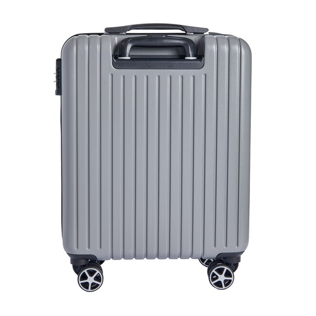 Cabin Size Lightweight Hardshell Luggage - SIlver