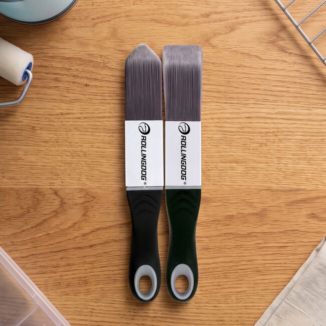 Detail Pro 2pcs Brush Set - Triangular & Square