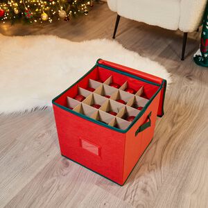 Deluxe Christmas Decorations 64 Piece Storage Box