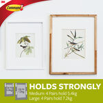 Command 12Pk Medium & Large Picture Hanging Strips