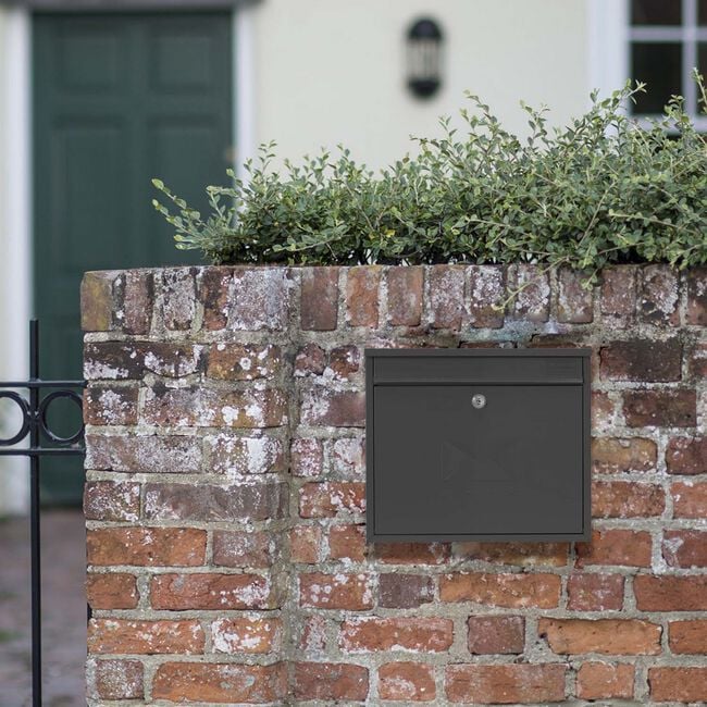 Steel Letterbox Elegance Anthracite 