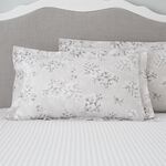 Lorraine Oxford Pillowcase Pair - Grey