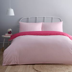 JUNIOR DUVET COVER Luxury Percale Candy/Hot Pink