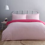 JUNIOR DUVET COVER Luxury Percale Candy/Hot Pink