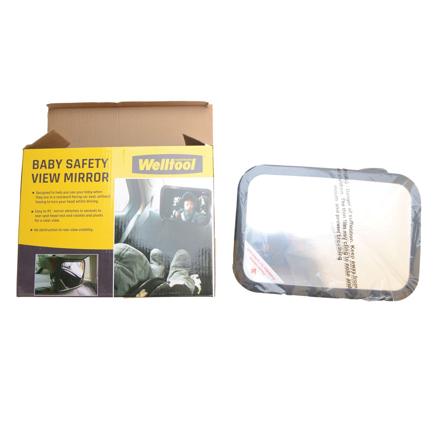Mirror for car to see deals baby