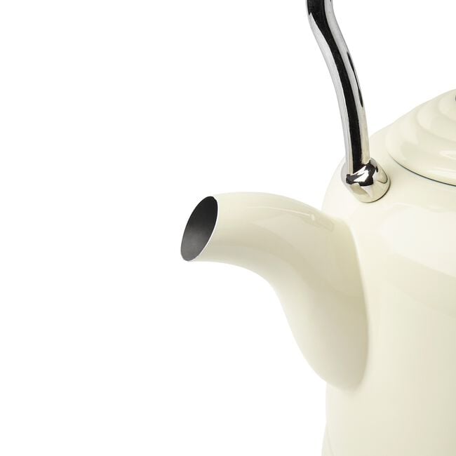 Haden Highclere 1.7L 3KW Rapid Boil Cream Kettle 