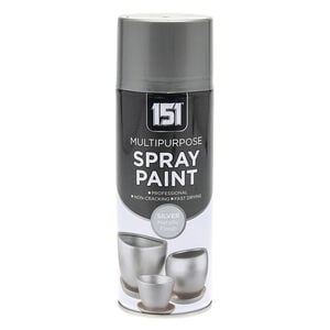 Metallic Silver Spray Paint 400ml