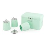 SALTER RETRO GREENE 4 Piece Storage Set