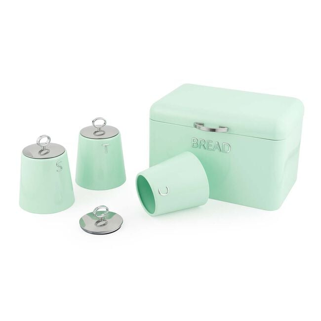 SALTER RETRO GREENE 4 Piece Storage Set