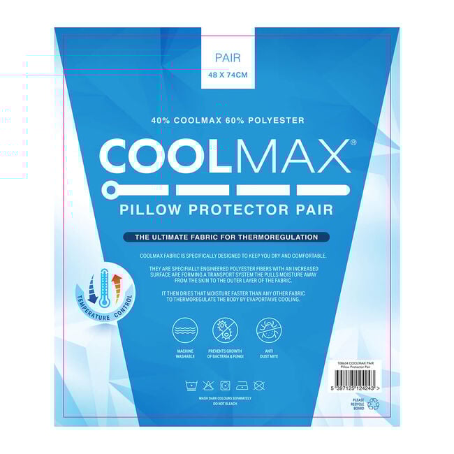 Coolmax Pillow Protector Pair