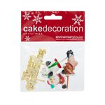 Christmas Characters & Merry Christmas Cake Topper