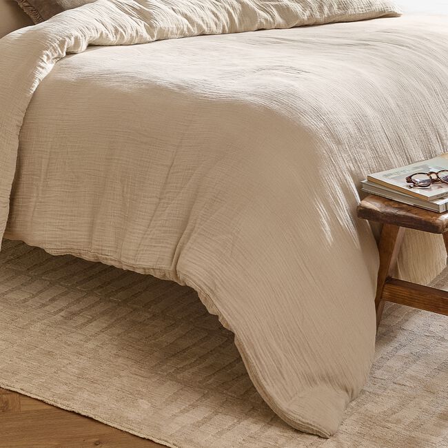 YARD KING SIZE DUVET COVER Lark Natural
