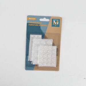 Transparent Furniture Bumpers 53pcs