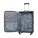 Large Lightweight Luggage - Black