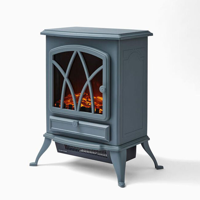2KW Stirling Electric Fire Stove Grey