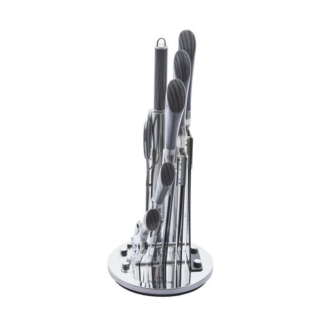 Berlinger Haus Smoked Wood Knife Block Set 8 Piece