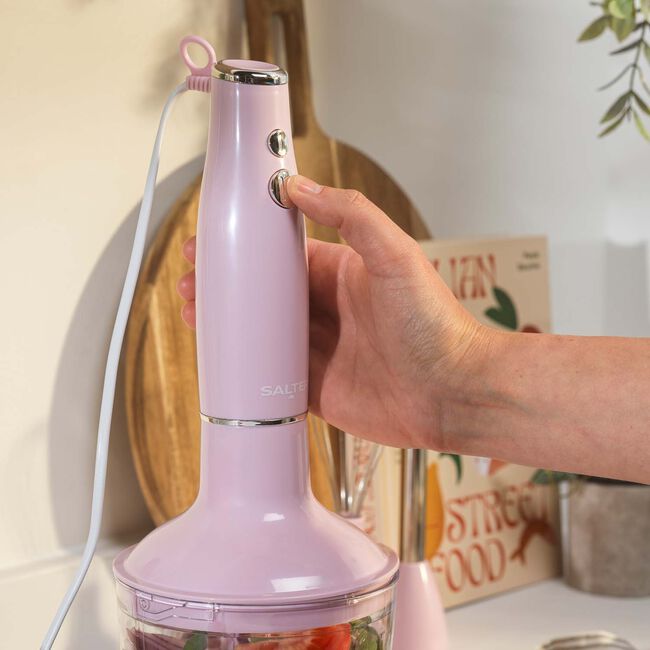 SALTER RETRO PINK 3 in 1 Blender Set