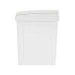Casa Snow White Slim Swing Bin 25L