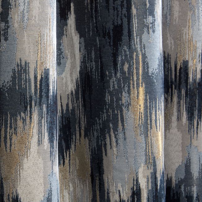 PENCIL PLEAT TOKYO NAVY 90x90 Curtain