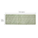 JVL Geo Green Mega Runner 57cm x 150cm