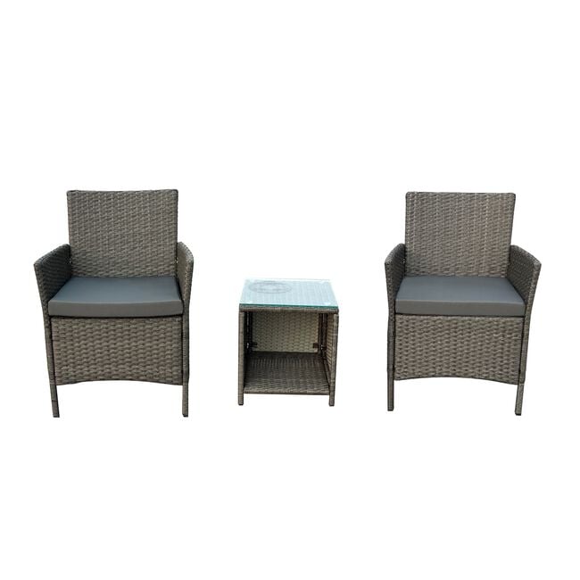 Treviso Rattan Bistro Set 3 Piece