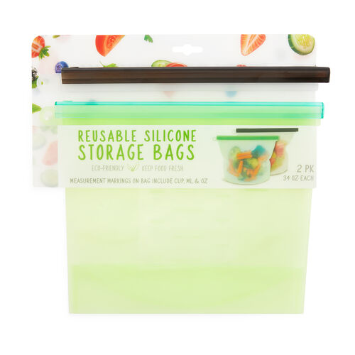 Reusable Silicone Storage Bags 2 Pack
