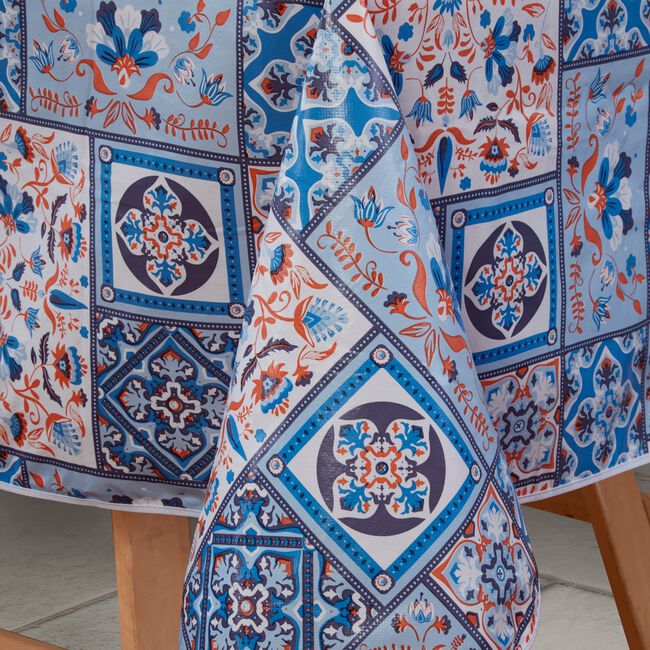 Outdoor PVC Tablecloth Remo Tile 160cm x 230cm 