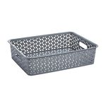 Geometric 6.5L Grey Basket