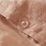 SINGLE DUVET COVER Martex Touch of Linen Seashell Pink