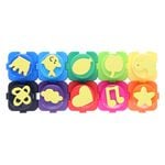 World Of Colour 10 Interlocking Finger Paints