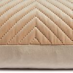 TRIANGLE STITCH SAND 45x45 Cushion