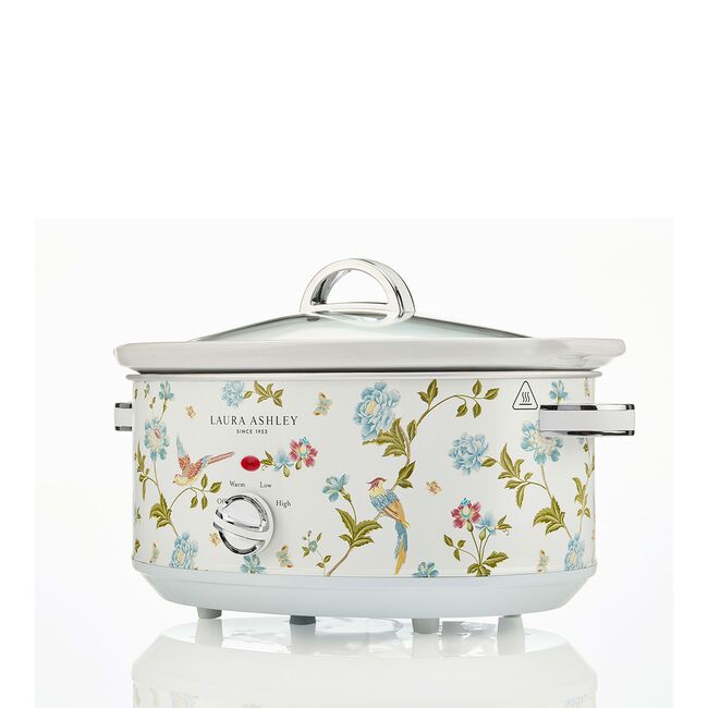 Laura Ashley Elveden White 6.5L Slow Cooker