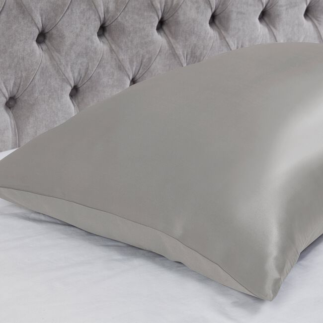 PILLOWCASE Silk Silver 9D