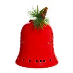 Red Christmas Bell with LED