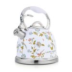 Laura Ashley Elveden White Stove Top Kettle 2.5L
