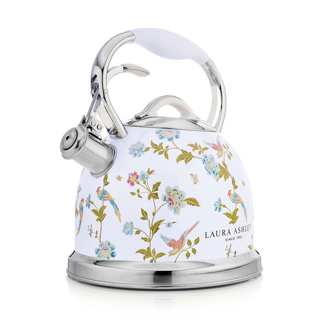 Laura Ashley Elveden White Stove Top Kettle 2.5L