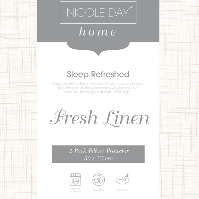 Fresh Linen Pillow Protector - 2 Pack