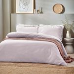 SINGLE DUVET COVER Waffle Blush