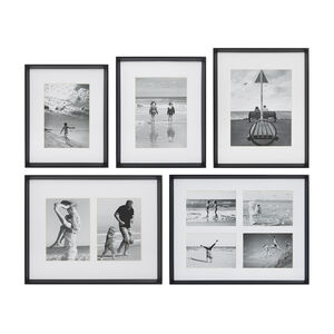 5x7" REINE BLACK Wood Bevelled Frame