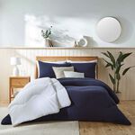 COVERLESS WAFFLE NAVY SINGLE 10.5TOG Duvet