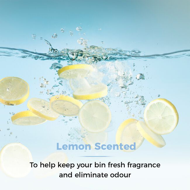 Tower Lemon Scented 42-58L Bin Liners
