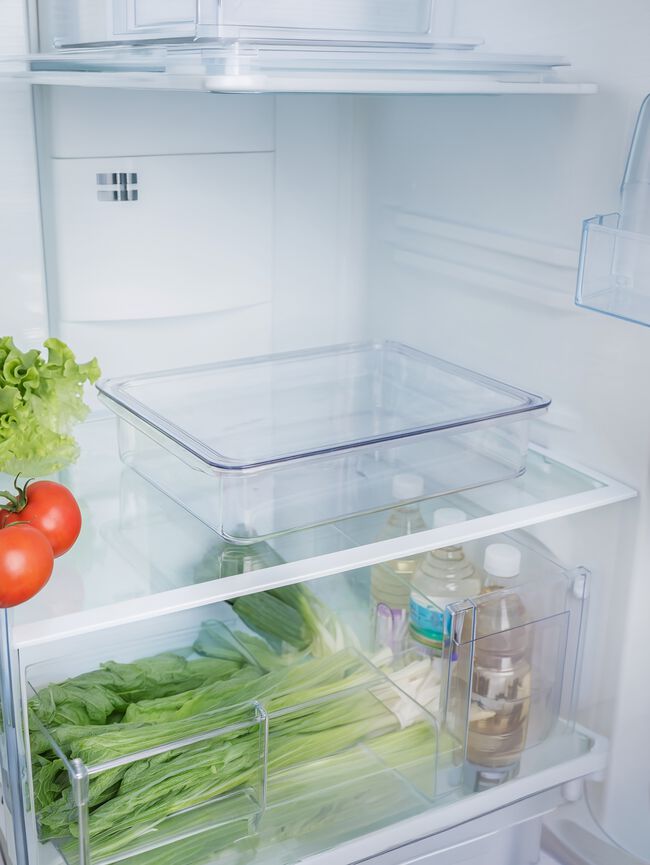 Fridge & Freezer Organiser With Lid 22.1x17.2x5cm