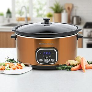 Hamilton Beach 6.5L Digital Copper Slow Cooker 