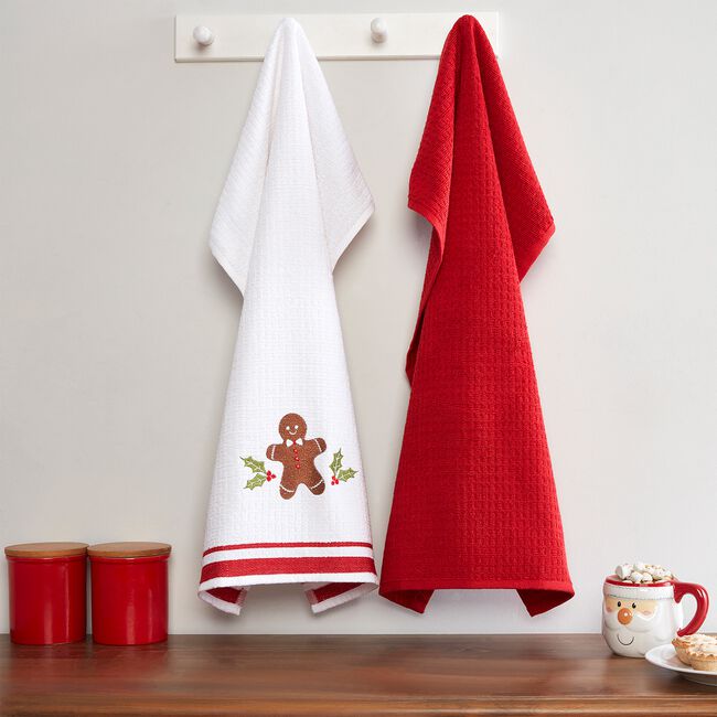 Gingerbread Kitchen Tea Towels 2 Pack
