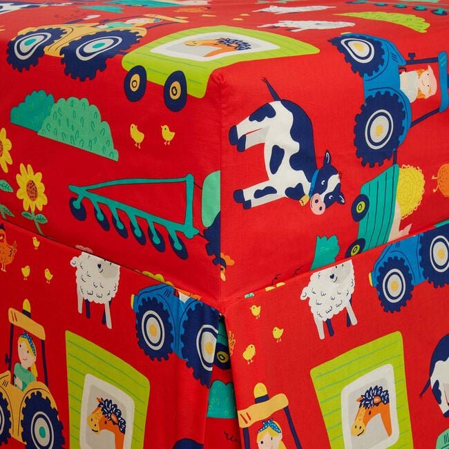 SUNNY DAZE FARM  Junior Bed Fitted Sheet