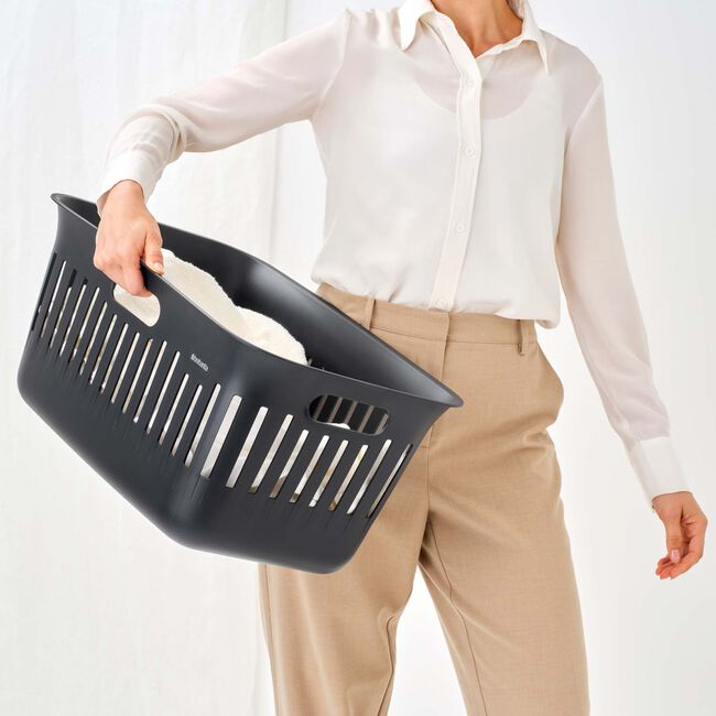 Brabantia Collect it Laundry Basket 40L Black