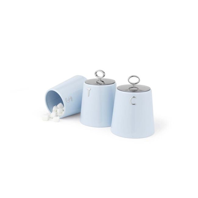 SALTER RETRO BLUE 4 Piece Storage Set