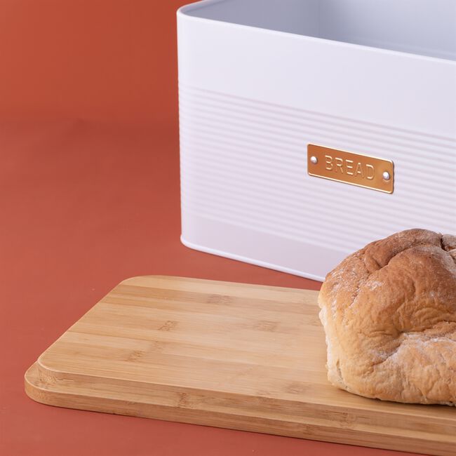 Typhoon Otto Square White Bread Bin