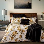 TED BAKER DOUBLE DUVET COVER Midnight Garden Ochre 
