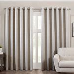 B/OUT & THERMAL WAFFLE WEAVE WHITE 90x90 Curtain 